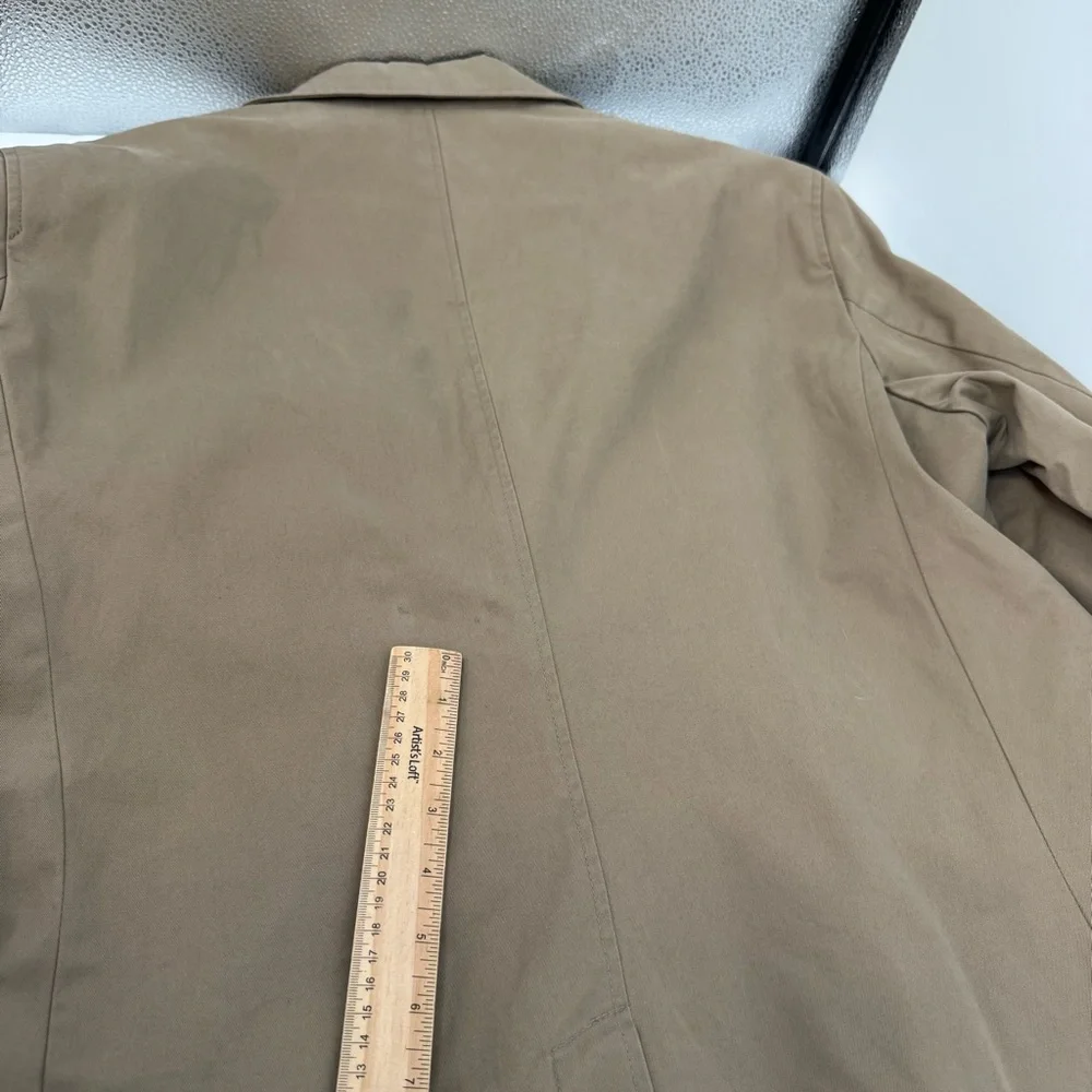 NWD Eddie Bauer Blazer Sport Coat Mens L Casual Acorn Cotton